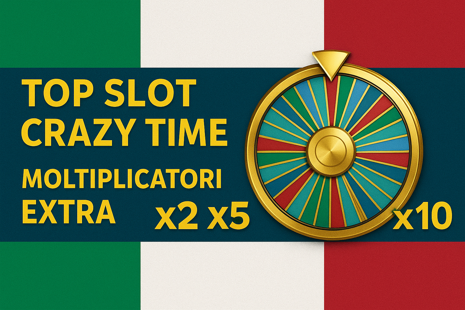 Top Slot Crazy Time - Moltiplicatori extra
